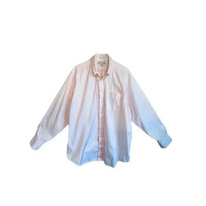 Men’s Paul Fredrick pink long sleeve dress shirt size 17/36